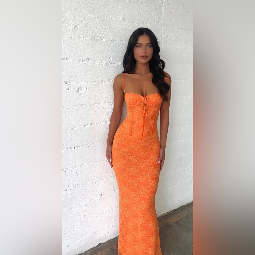 ASHBY MAXI DRESS ORANGE